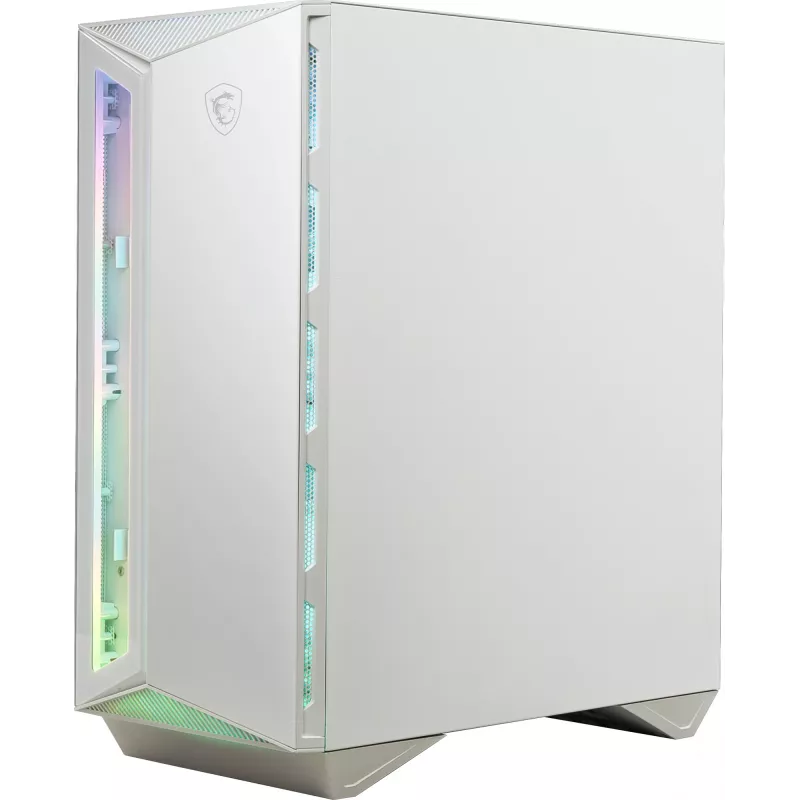 Caixa para PC gaming MSI MPG GUNGNIR 110R branca Midi Tower