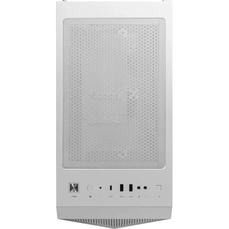 Caixa para PC gaming MSI MPG GUNGNIR 110R branca Midi Tower