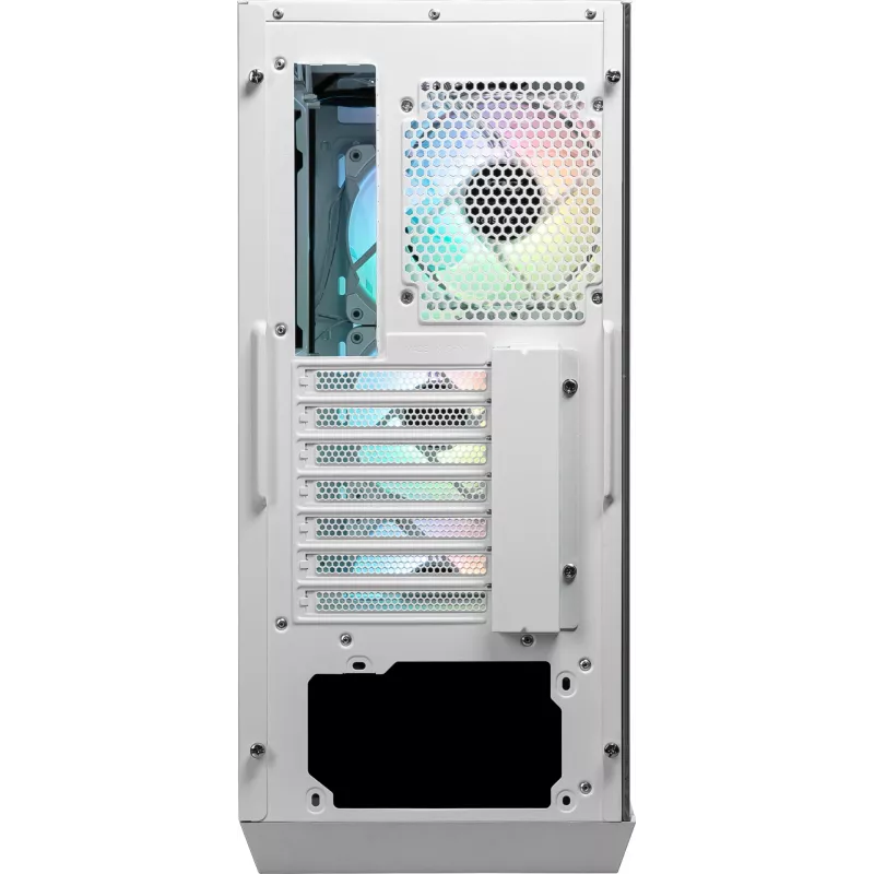 Caixa para PC gaming MSI MPG GUNGNIR 110R branca Midi Tower
