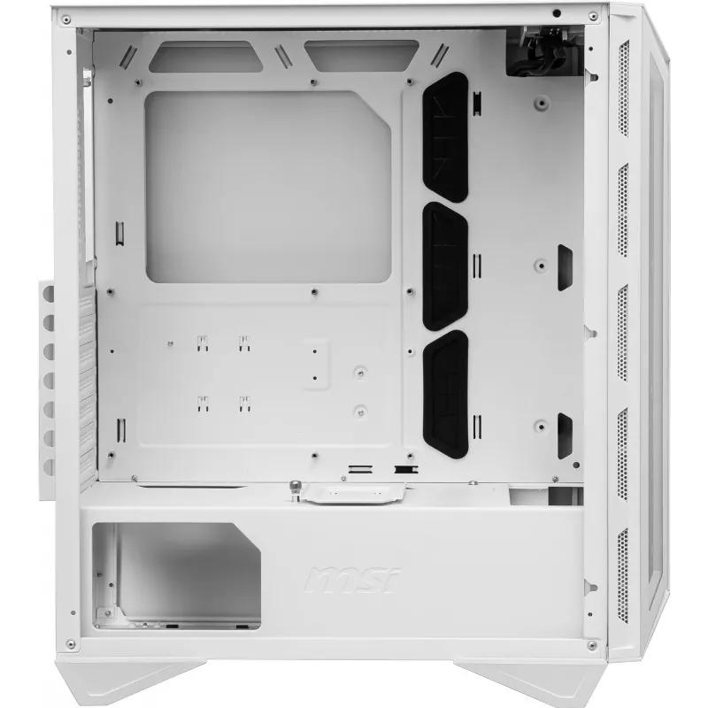 Caixa para PC gaming MSI MPG GUNGNIR 110R branca Midi Tower