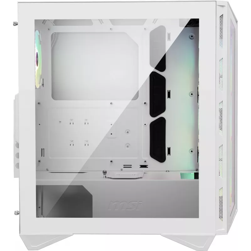 Caixa para PC gaming MSI MPG GUNGNIR 110R branca Midi Tower