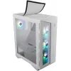 Caixa para PC gaming MSI MPG GUNGNIR 110R branca Midi Tower