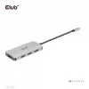 Hub CLUB3D USB-A 4 portas para USB-C – transferência rápida de 10 Gbps
