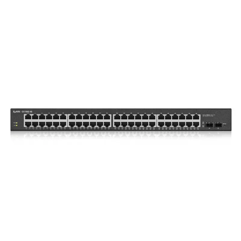 Zyxel GS1900-48-EU0102F Switch de rede L2 Gigabit Ethernet (10/100/1000) preto