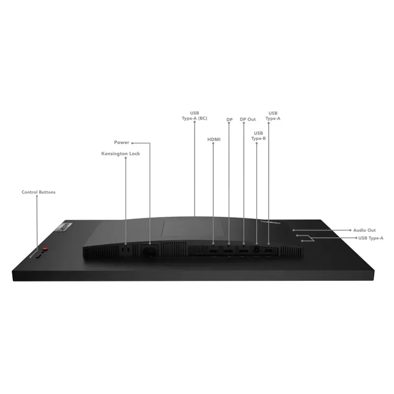 Lenovo ThinkVision P27q-30 Monitor de computador 68,6 cm (27 polegadas) 2560 x 1440 píxeis Quad HD LED preto