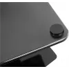 Móvel de TV Goobay 58526 preto aço 1 prateleira 650x400x1458 mm