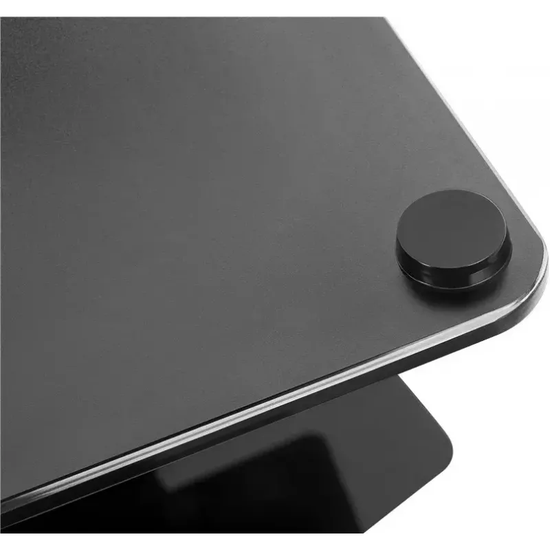 Móvel de TV Goobay 58526 preto aço 1 prateleira 650x400x1458 mm