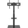Móvel de TV Goobay 58526 preto aço 1 prateleira 650x400x1458 mm