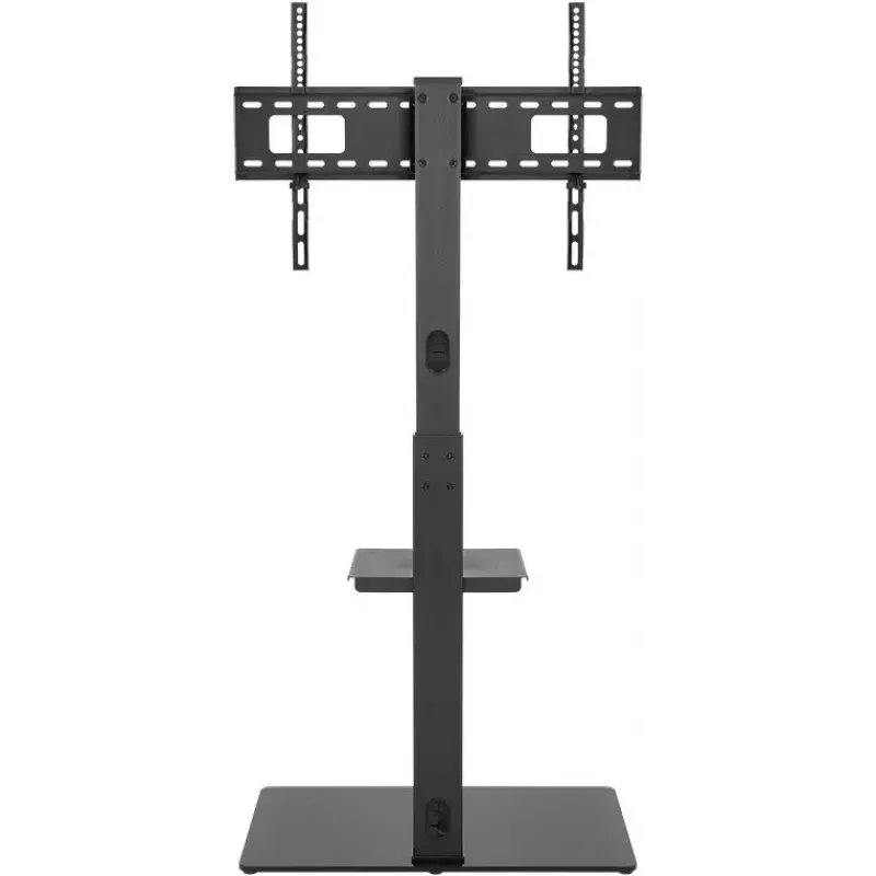 Móvel de TV Goobay 58526 preto aço 1 prateleira 650x400x1458 mm