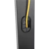 Móvel de TV Goobay 58526 preto aço 1 prateleira 650x400x1458 mm