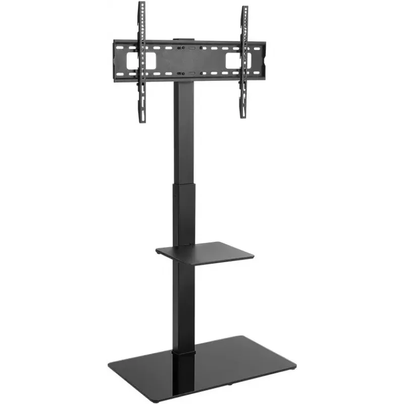 Móvel de TV Goobay 58526 preto aço 1 prateleira 650x400x1458 mm