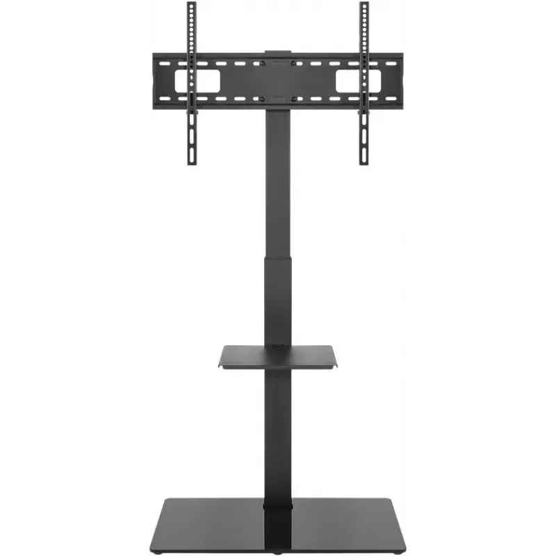 Móvel de TV Goobay 58526 preto aço 1 prateleira 650x400x1458 mm