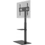 Móvel de TV Goobay 58526 preto aço 1 prateleira 650x400x1458 mm