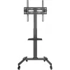 Suporte multimédia Goobay 59507 preto aço altura 1540 mm