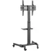 Suporte multimédia Goobay 59507 preto aço altura 1540 mm