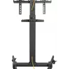 Suporte multimédia Goobay 59507 preto aço altura 1540 mm