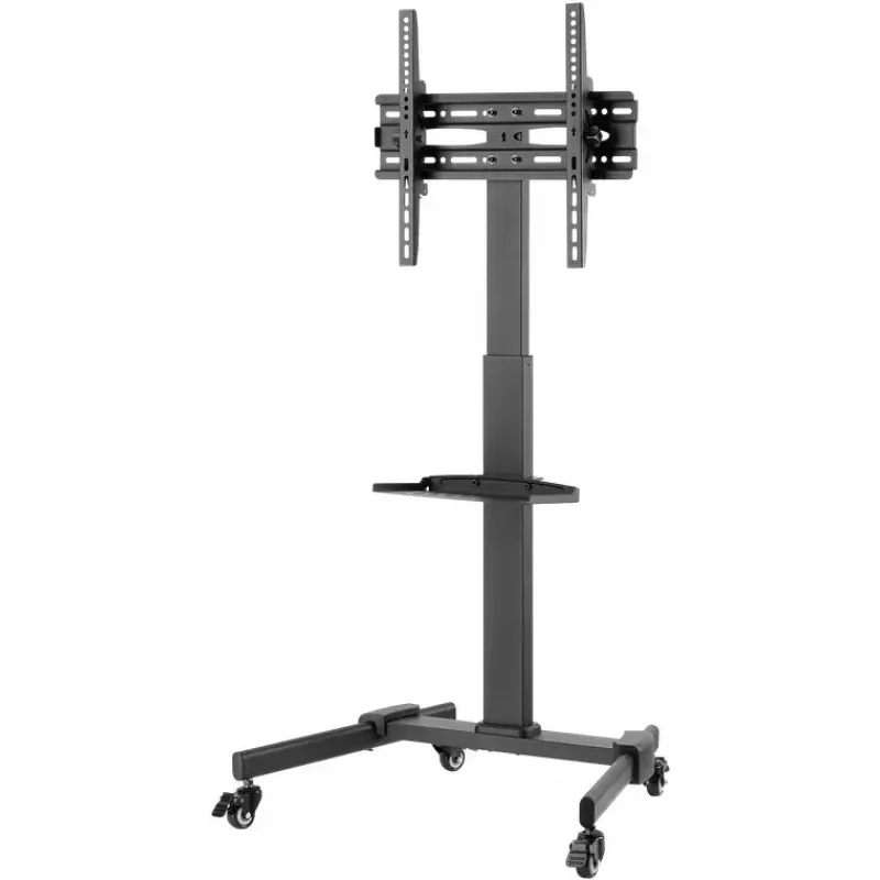 Suporte multimédia Goobay 59507 preto aço altura 1540 mm