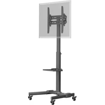 Suporte multimédia Goobay 59507 preto aço altura 1540 mm