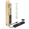 CLUB3D USB Gen1 Type-C, Hub 6 em 1 com HDMI 8K30Hz, 2xUSB Type-A, RJ45 e 2xUSB Type-C, dados e carregamento PD 100 Watt