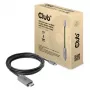 CLUB3D USB Gen2 Type-C para HDMI 4K120Hz 8K60Hz HDR10 com DSC1.2 cabo ativo M/M 3m / 9.84ft