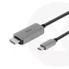 CLUB3D USB Gen2 Type-C para HDMI 4K120Hz 8K60Hz HDR10 com DSC1.2 cabo ativo M/M 3m / 9.84ft