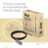 CLUB3D USB Gen2 Type-C para HDMI 4K120Hz 8K60Hz HDR10 com DSC1.2 cabo ativo M/M 3m / 9.84ft