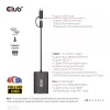 CLUB3D USB Gen1 Type-C/-A para Dual HDMI (4K/30Hz) / VGA (1080/60Hz)