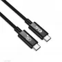 CLUB3D USB4 Gen2x2 Cabo bidirecional Type-C 4K60Hz, dados 20Gbps, PD 240W(48V/5A) EPR M/M 2m