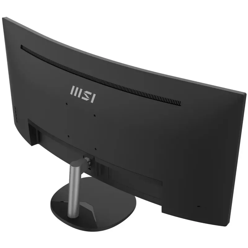 MSI Pro MP341CQ Monitor curvo de 34 polegadas, 1500R, UWQHD (3440 x 1440), 21:9, 100Hz, VA, 4ms, HDMI, VGA, altifalantes integrados, antirreflexo, sem cintilação, menos luz azul, certificado TÜV, VESA, Kensington, preto