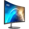 MSI Pro MP341CQ Monitor curvo de 34 polegadas, 1500R, UWQHD (3440 x 1440), 21:9, 100Hz, VA, 4ms, HDMI, VGA, altifalantes integrados, antirreflexo, sem cintilação, menos luz azul, certificado TÜV, VESA, Kensington, preto