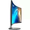 MSI Pro MP341CQ Monitor curvo de 34 polegadas, 1500R, UWQHD (3440 x 1440), 21:9, 100Hz, VA, 4ms, HDMI, VGA, altifalantes integrados, antirreflexo, sem cintilação, menos luz azul, certificado TÜV, VESA, Kensington, preto