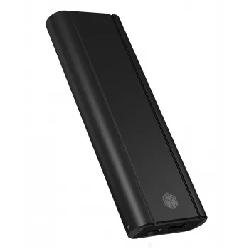 ICY Karton IB-1807MT-C31 Caixa para SSD preta M.2