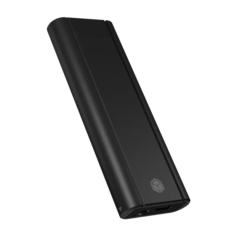 ICY Karton IB-1807MT-C31 Caixa para SSD preta M.2