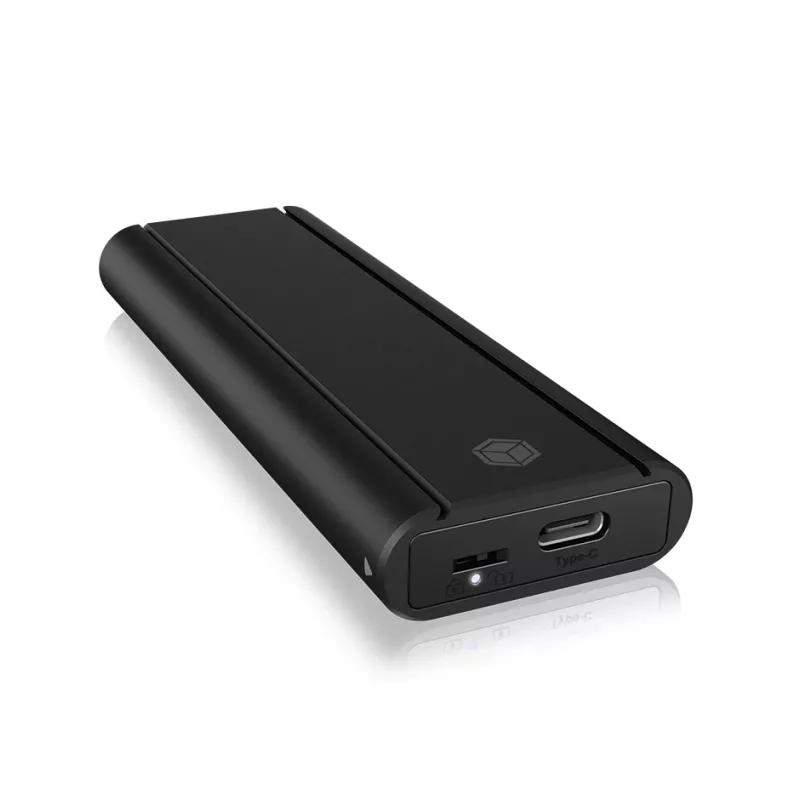 ICY Karton IB-1807MT-C31 Caixa para SSD preta M.2
