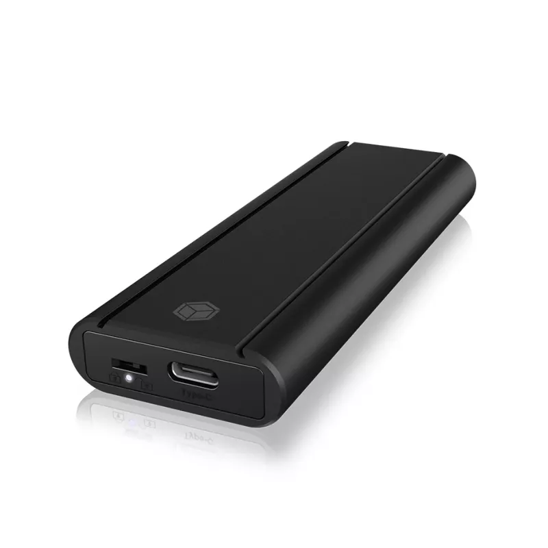 ICY Karton IB-1807MT-C31 Caixa para SSD preta M.2