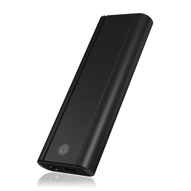 ICY Karton IB-1807MT-C31 Caixa para SSD preta M.2