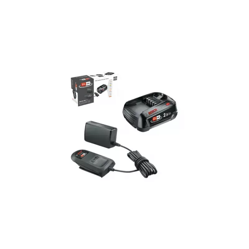 Bosch 1 600 A02 625 Conjunto de bateria e carregador para ferramentas sem fios