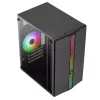 Caixa Aerocool Evo Mini RGB Micro ATX Mini Torre, preta, com janela