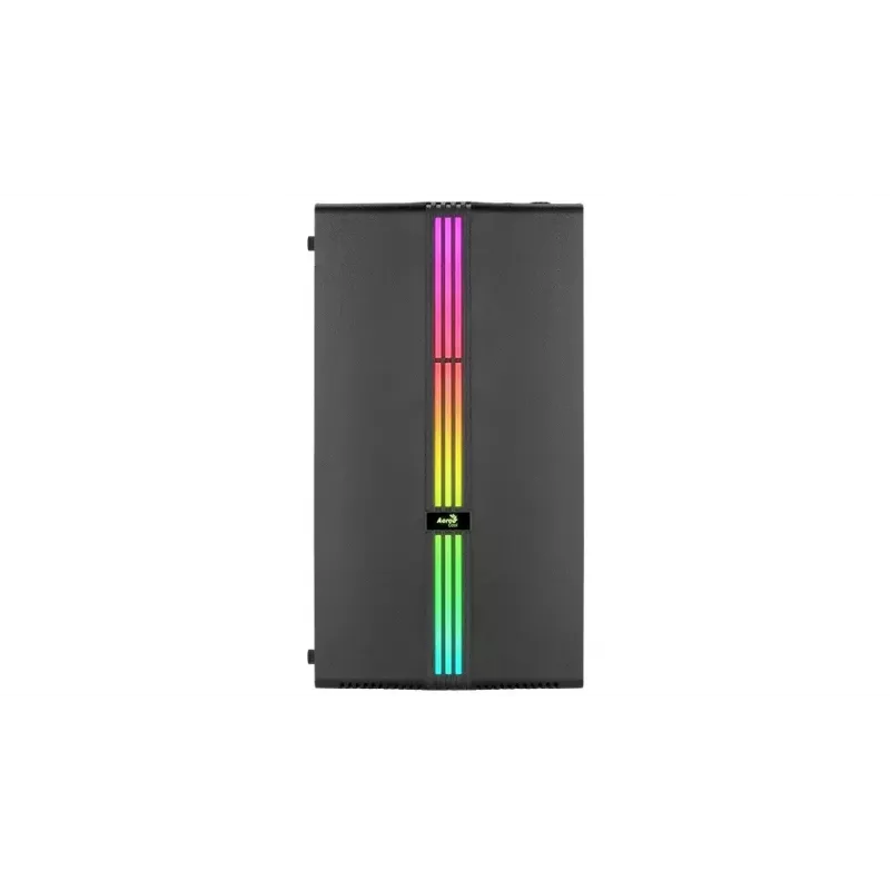 Caixa Aerocool Evo Mini RGB Micro ATX Mini Torre, preta, com janela