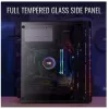 Caixa Aerocool Evo Mini RGB Micro ATX Mini Torre, preta, com janela