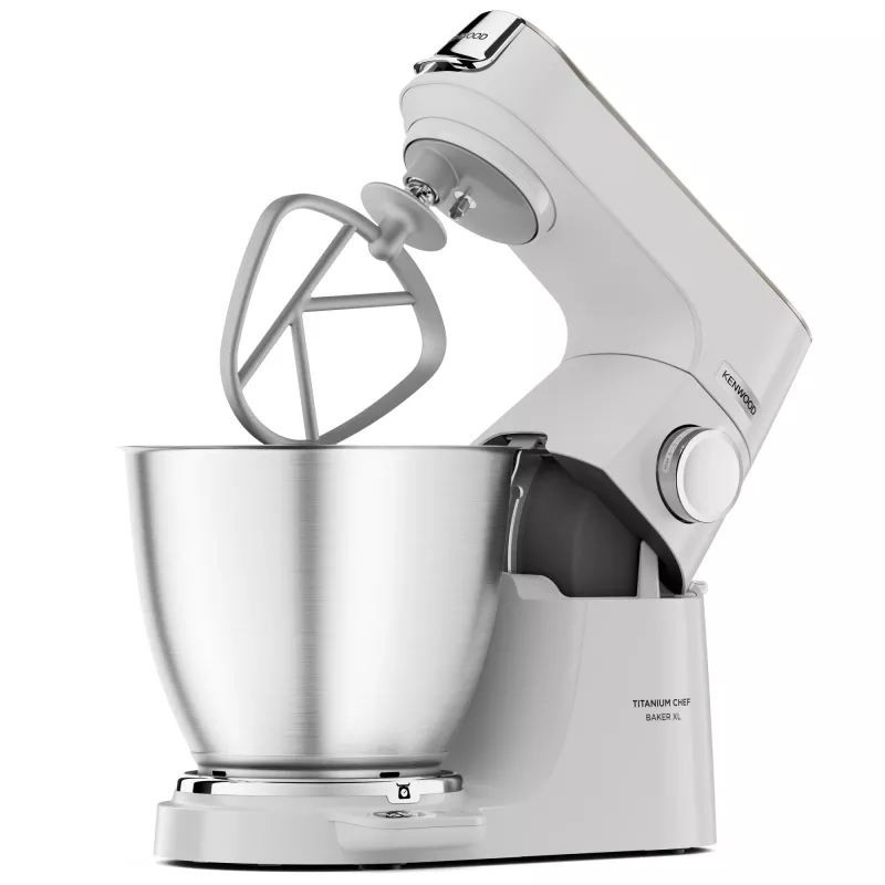 Kenwood Titanium Chef Baker XL Robot de cozinha 1200 W 7 L branco com balança integrada