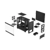 FRACTAL DESIGN Fractal Design Pop Mini Air RGB preto TG Tonalidade clara