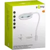 Goobay Lâmpada de lupa LED com base e grampo 6 W Ampliação 1.75x