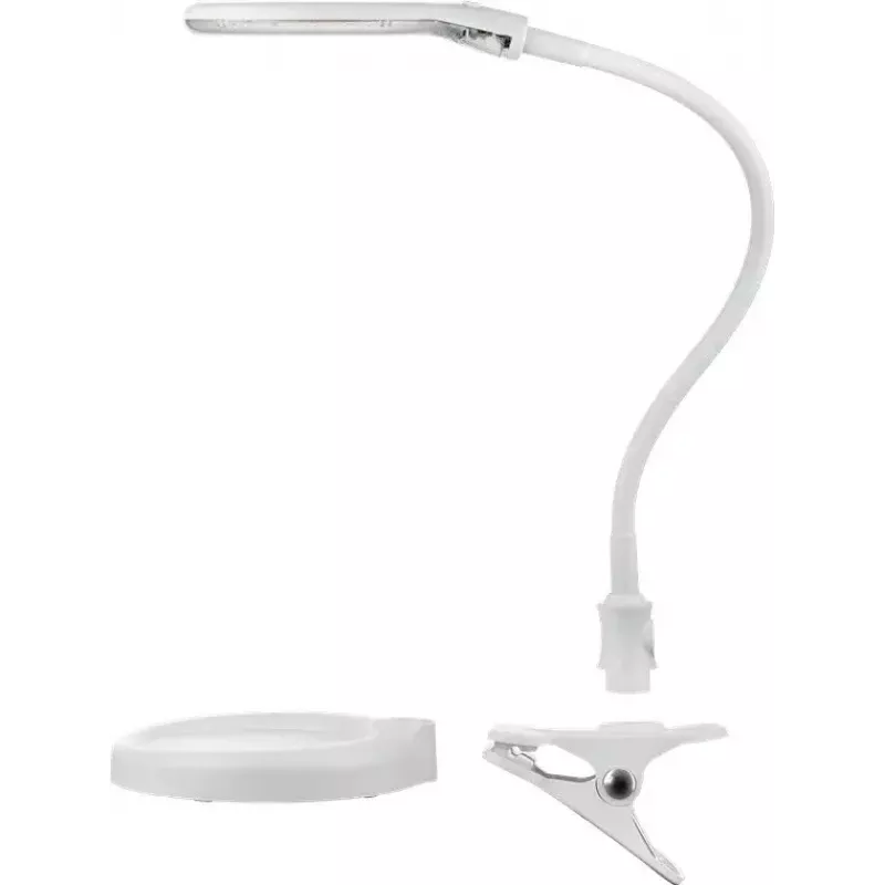 Goobay Lâmpada de lupa LED com base e grampo 6 W Ampliação 1.75x