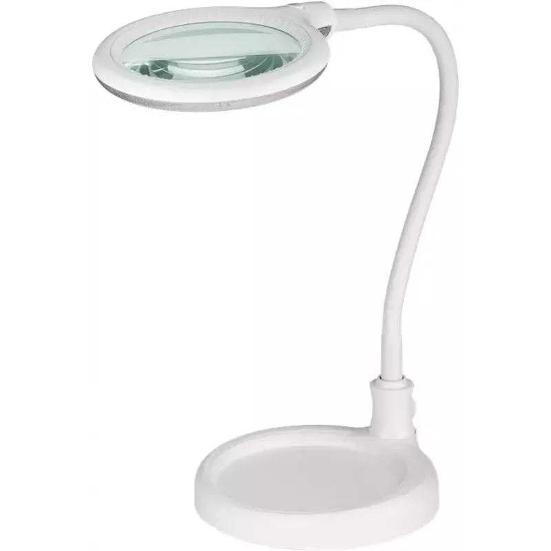 Goobay Lâmpada de lupa LED com base e grampo 6 W Ampliação 1.75x