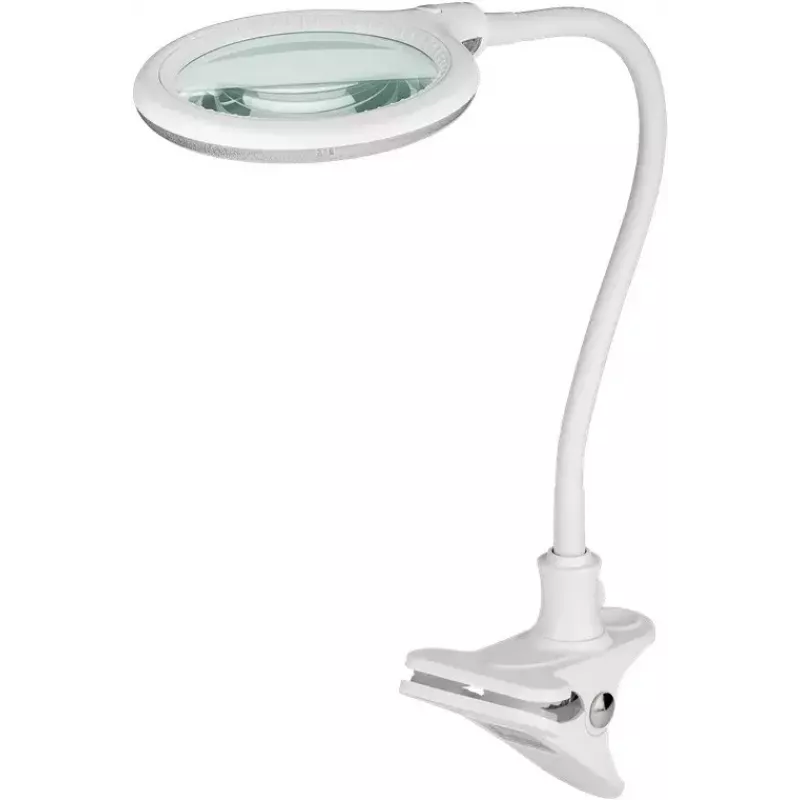 Goobay Lâmpada de lupa LED com base e grampo 6 W Ampliação 1.75x
