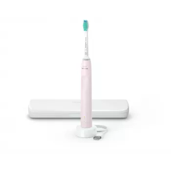 Philips 3100 Series HX3673/11 Escova de dentes elétrica sónica com estojo - rosa