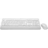 Conjunto LOGITECH Signature Mk650 Combo For Business - Branco sujo - Qwerty Dansk/ Norsk/ Svenska/ Suomalainen