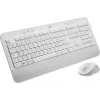 Conjunto LOGITECH Signature Mk650 Combo For Business - Branco sujo - Qwerty Dansk/ Norsk/ Svenska/ Suomalainen