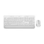 Conjunto LOGITECH Signature Mk650 Combo For Business - Branco sujo - Qwerty Dansk/ Norsk/ Svenska/ Suomalainen